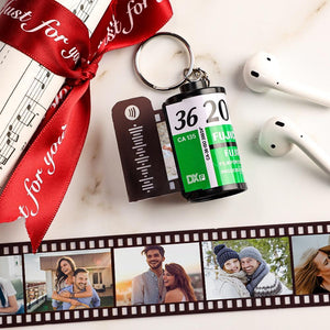 Spotify Code Photo Gift Camera Film Roll Kodak Keychain Best Gift Gor Him