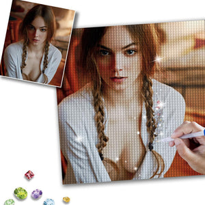 5D DIY Custom Photo Full Square/Round Drill Diamond Painting-My Beautiful Girl