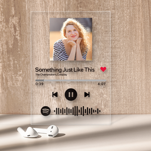 Personalized Spotify Code Music Plaque - Happy Moment