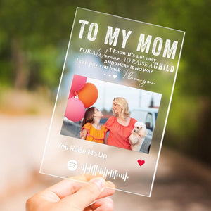 Mother??s Day Gift Personalised Photo Plaque - Best Mom Ever