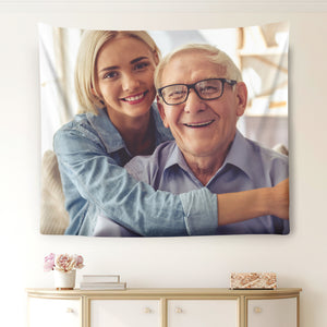 Custom Photo Tapestry Short Plush Wall Decor Hanging Painting