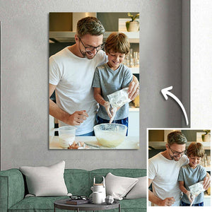 Custom Photo Wall Decor Painting Canvas Without Frame