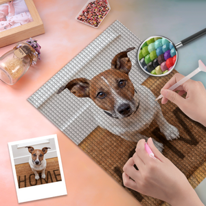 5D Diy Custom Dog Photo Diamond Painting