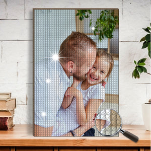 Personalized Fatherly love Photo Diamond Painting - Square/Round Drill