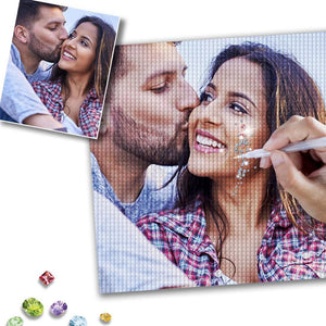 5D DIY Custom Photo Full Square/Round Drill Diamond Painting Anniversary Gift
