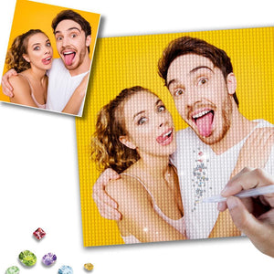 DIY Custom Fun Couple Photo Full Square/Round Drill Diamond Painting Anniversary Gift