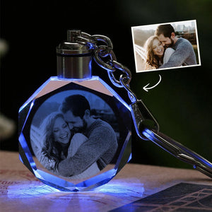 Custom Crystal Keyring - Couple