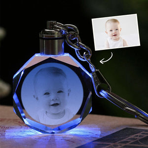 Custom Crystal Keyring - Baby