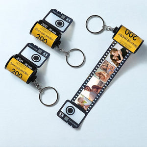 Custom Camera Film Roll Keychain 10 Photos Available Design Your Own Now