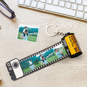 Custom Colorful Camera Roll Keychain