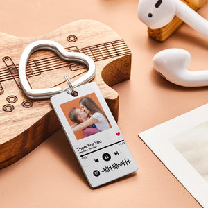 Custom Spotify Code Keychain With 2 Colors