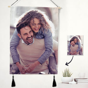 Custom Photo Tapestry - Lover Wall Art Home Decor Tapestry