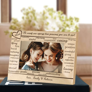 Personalized Picture Frame Definition of Mom Mother's Day Photo Frame Keepsake Gift for Mom
