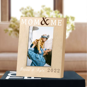Custom Picture Frame UV Printed Wood Picture Frame Keepsake Gift for Mom