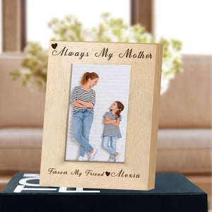 Personalized Picture Frame Forever Friend Mother's Day Photo Frame Keepsake Gift for Mom