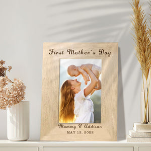 Personalized Picture Frame First Mother's Day Photo Frame Mother's Day Gift