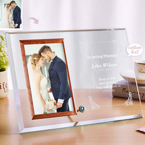 Custom Photo Engraved Frame Decoration Ornaments in Memory of Lost Loved Ones
