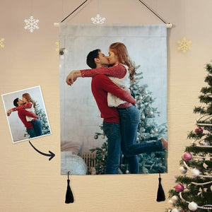 Custom Photo Tapestry - Photo Poster Hanger