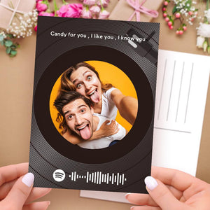 Personalize Spotify Code Card - Card-Film Tape