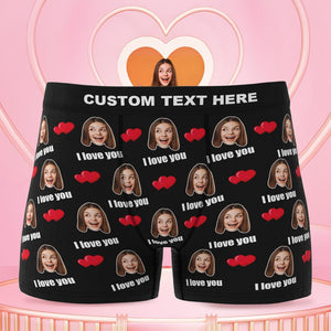 Custom Photo Underwear UK Personalized Face Boxers Men's Face On