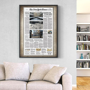 Custom The New York Times Canvas Personalized From A Specific Date Your Memory Day(Online Preview)