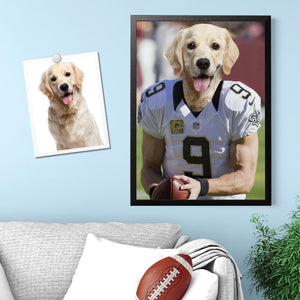 Super Bowl Art Effect Wall Art Home Decor