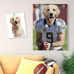 Super Bowl Art Effect Wall Art Home Decor Canvas Print