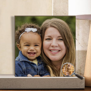 DIY Custom Diamond Painting Personalized Photo Diamond Painting Kit Full Square Round Rhinestone Unique Gifts 40*40cm