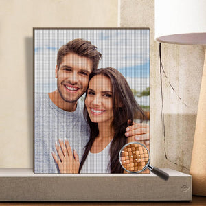 DIY Custom Diamond Painting Personalized Photo Diamond Painting Kit Full Square Round Rhinestone Unique Gifts 40*50cm