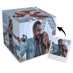 Rubik's Cube -Photo wih Father And Baby