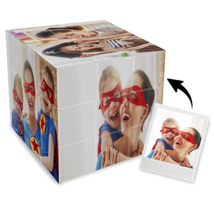 Custom Rubik's Cube - Photo With Parents And Kid | MyDiamondPainting 