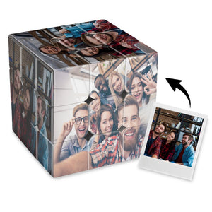 Custom Rubik's Cube - Photo With Good Friends