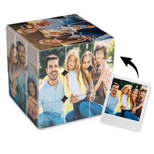Custom Multi Photo Rubik's Cube - Happy Family | MyDiamondPainting 