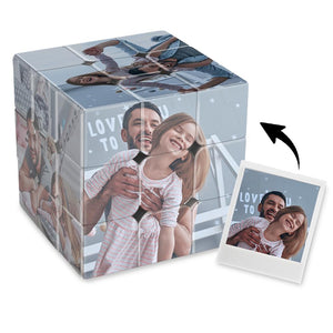 Rubik's Cube -Csutom Photo - Father And Kid 