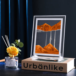 Deep Sea Moving Sand Art Rectangle Deep Sea Moving Sand Art Orange Moving Sand Art Gift Unzip the Ornament Gift for Dad