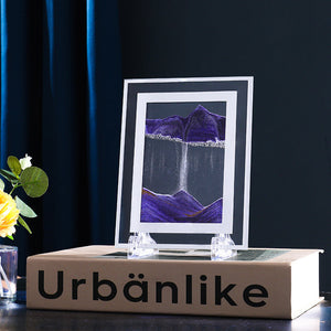 Deep Sea Moving Sand Art Rectangle Deep Sea Moving Sand Art Purple Moving Sand Art Gift Unzip the Ornament Gift for Dad