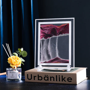 Deep Sea Moving Sand Art Rectangle Deep Sea Moving Sand Art  Brown Moving Sand Art Gift Unzip the Ornament Gift for Dad